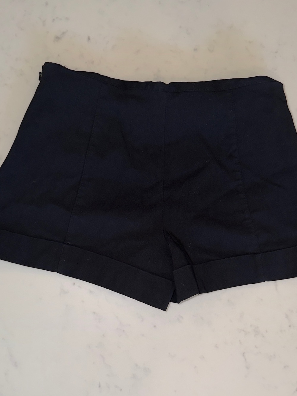 Express Black High-Waist Tailored Shorts